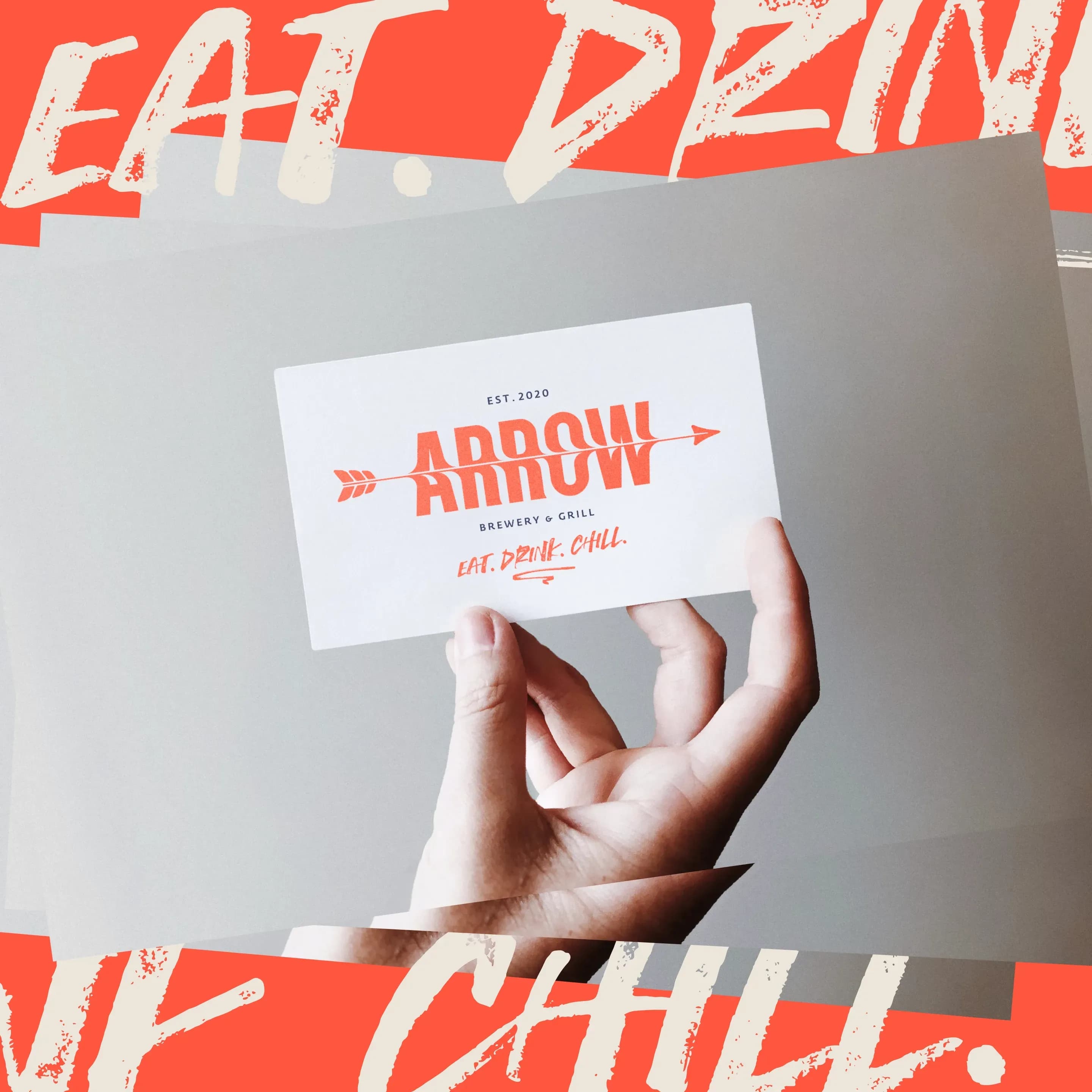 Arrow brewery and grill - Card
