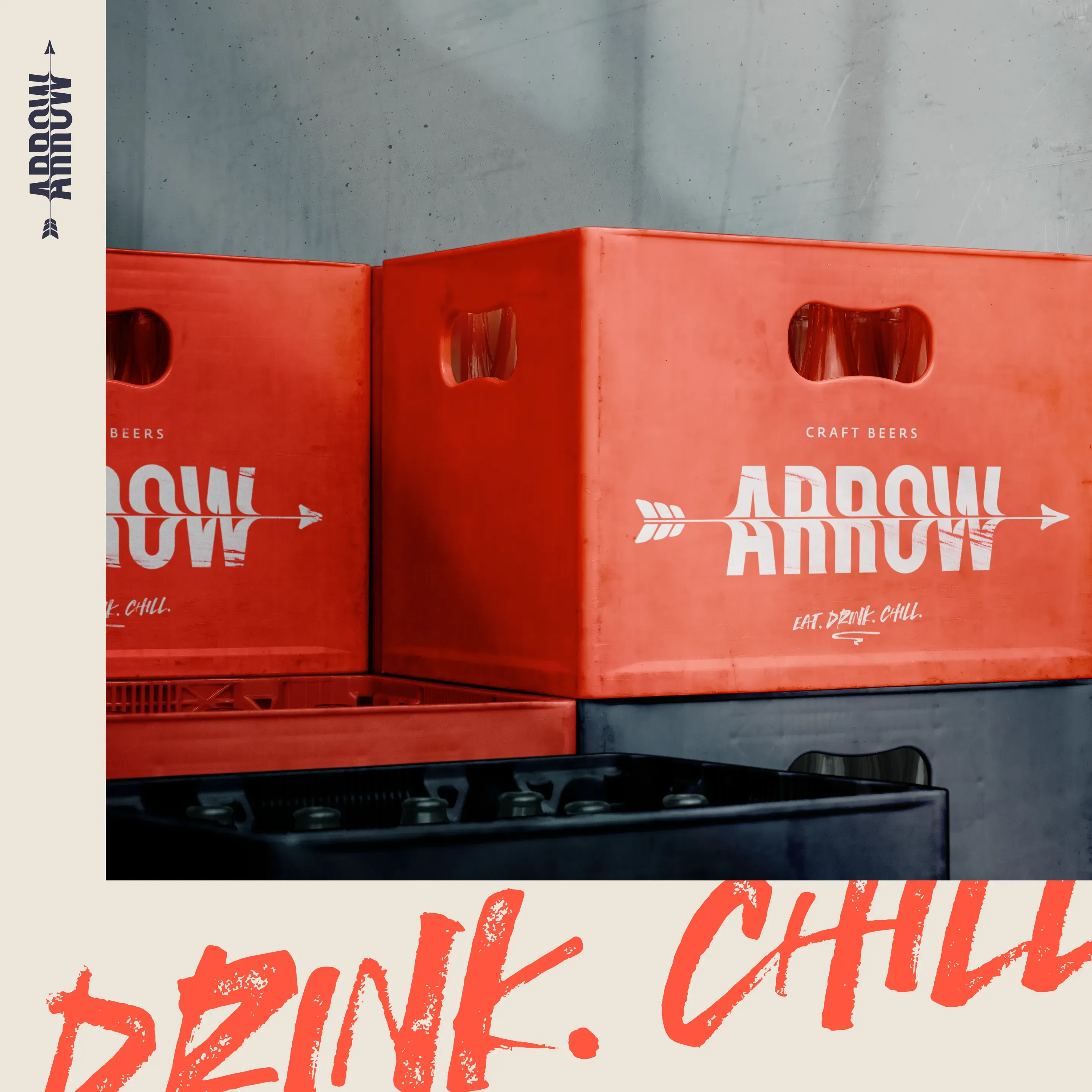 Arrow brewery and grill - Crates