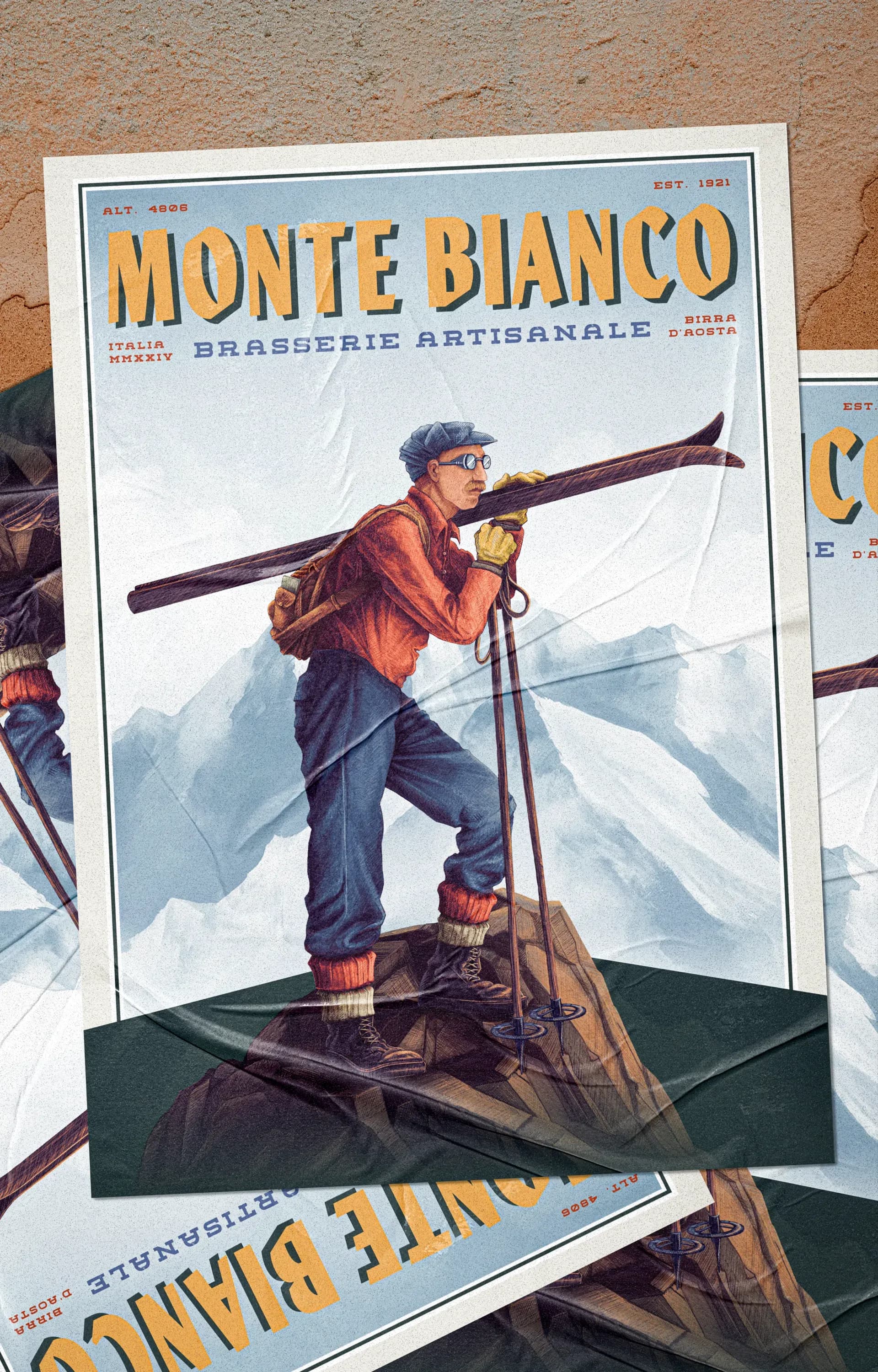 Monte Bianco poster